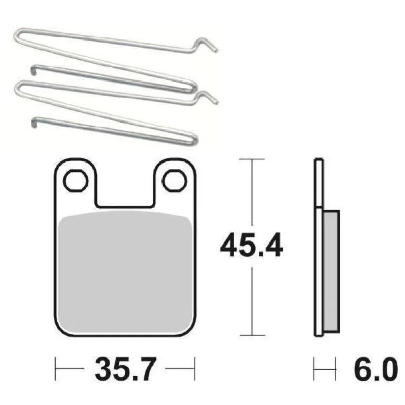 Pastiglie Freno SBS 188 HF Ceramica Anteriori-Posteriori Vendita Finale