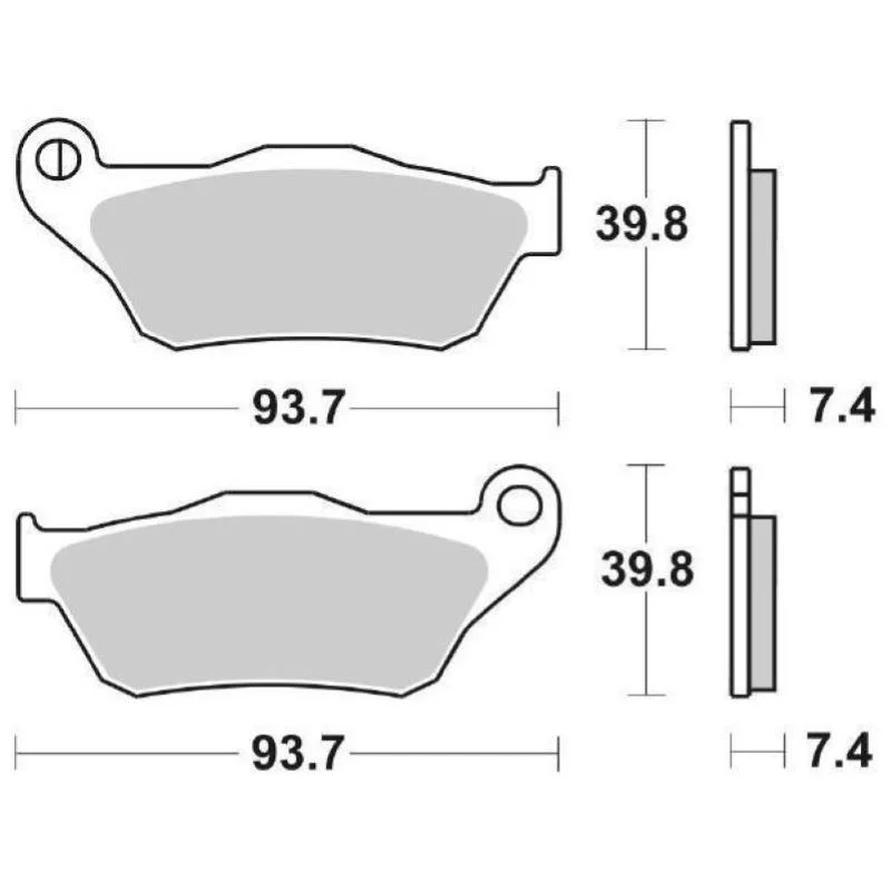 Direttamente Dal Produttore Pastiglie Freno SBS 194 HF Ceramica Anteriori-Posteriori