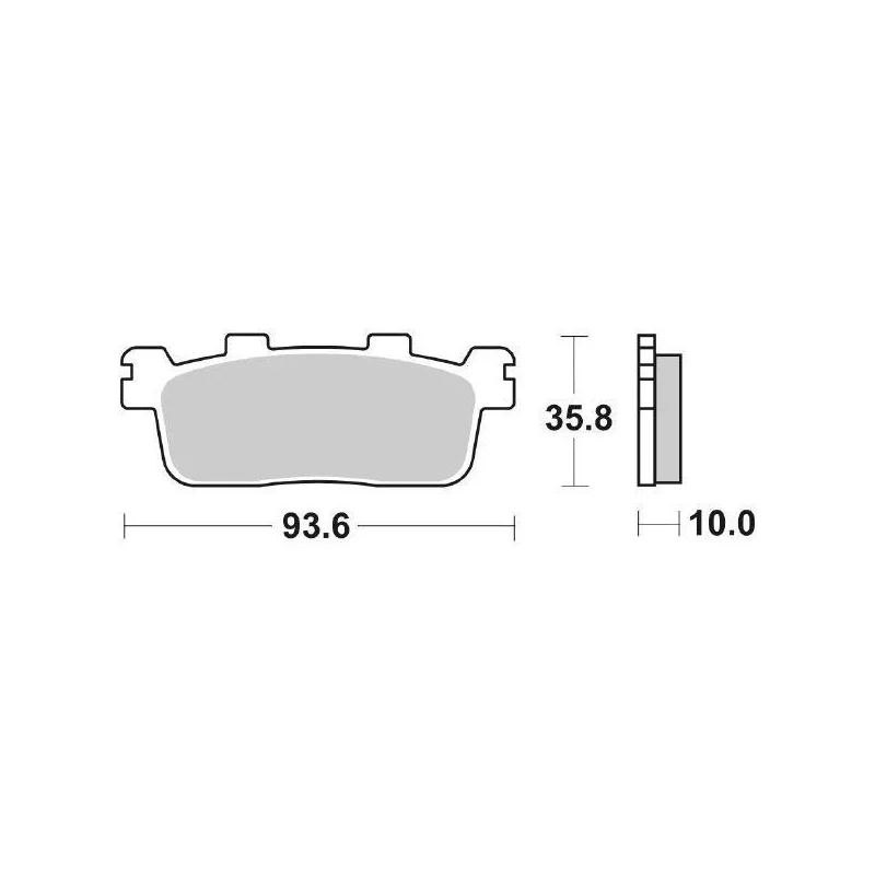 Miglior Prezzo Pastiglie Freno SBS 195 MS Sinterizzate Anteriori - Posteriori