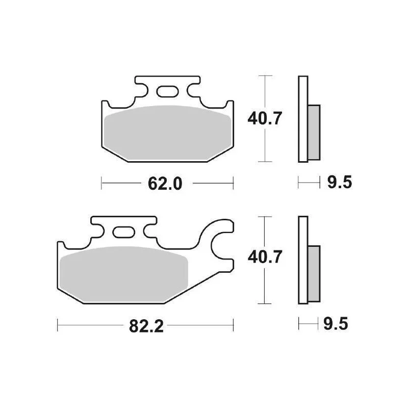 Prezzo Di Fabbrica Pastiglie Freno SBS 196 CT Carbontech Anteriori-Posteriori