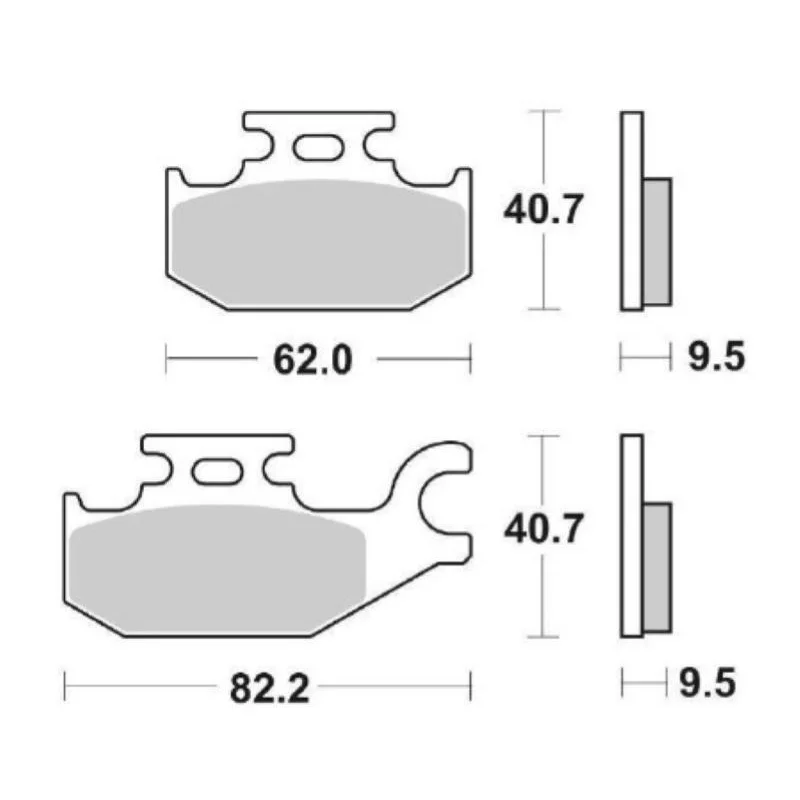 Pastiglie Freno SBS 196 HF Ceramica Anteriori-Posteriori Acquista Ora