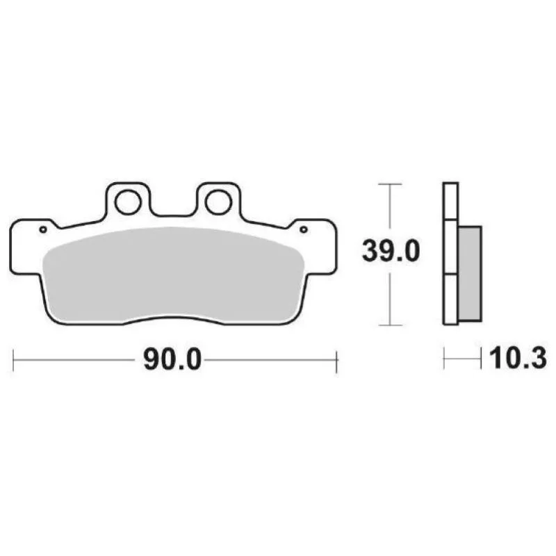 Economico Pastiglie Freno SBS 207 HF Ceramica Anteriori-Posteriori