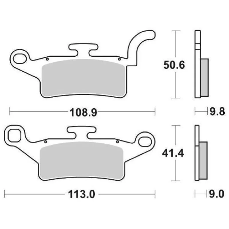 Compra Online Pastiglie Freno SBS 208 HF Ceramica Anteriori-Posteriori