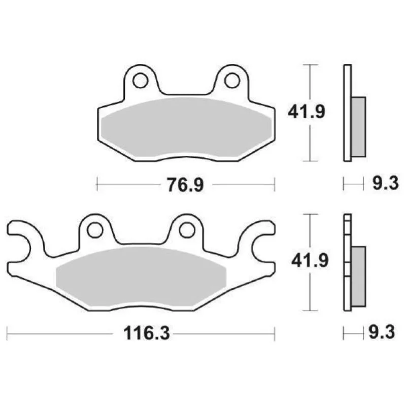 Pastiglie Freno SBS 210 HF Ceramica Anteriori-Posteriori Non Perdere