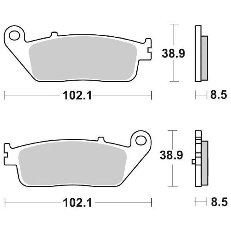 Pastiglie Freno SBS 212 MS Sinterizzate Anteriori - Posteriori Compra Oggi Stesso