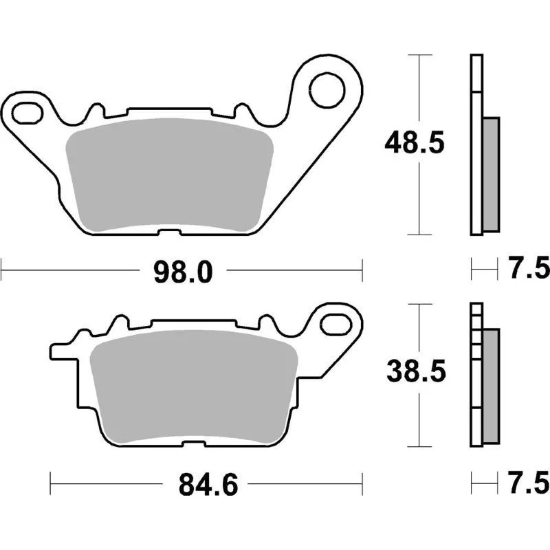A Buon Prezzo Pastiglie Freno SBS 226 HF Ceramica Anteriori-Posteriori