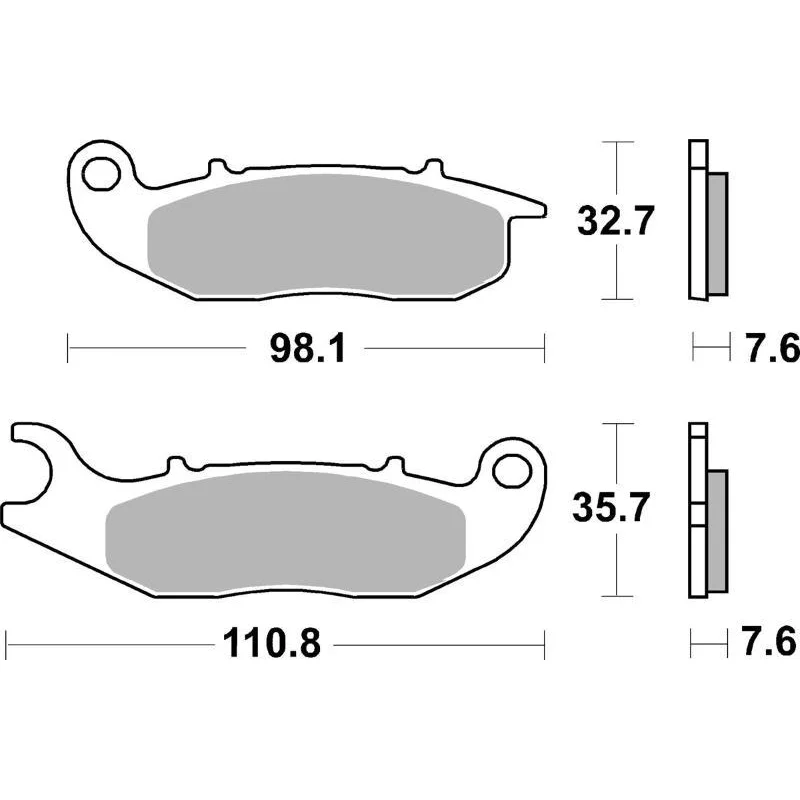 Saldi Pastiglie Freno SBS 228 HF Ceramica Anteriori-Posteriori