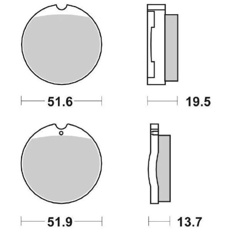 Prezzo Scontato Pastiglie Freno SBS 501 HF Ceramica Anteriori-Posteriori