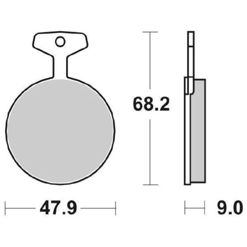 Pastiglie Freno SBS 504 HF Ceramica Anteriori-Posteriori Offerta Del Giorno