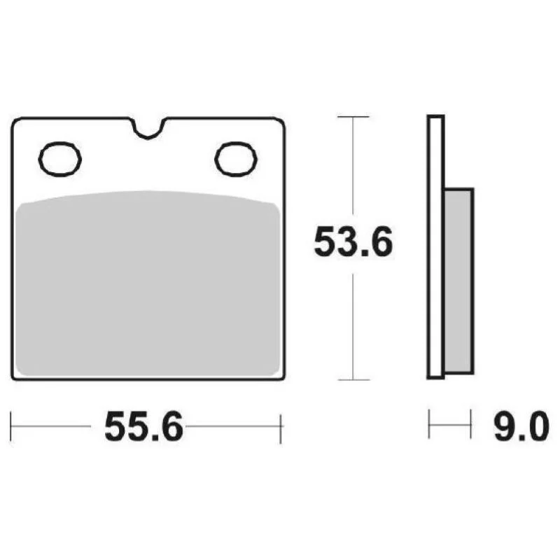 Pastiglie Freno SBS 506 HF Ceramica Anteriori-Posteriori Quantità Limitata