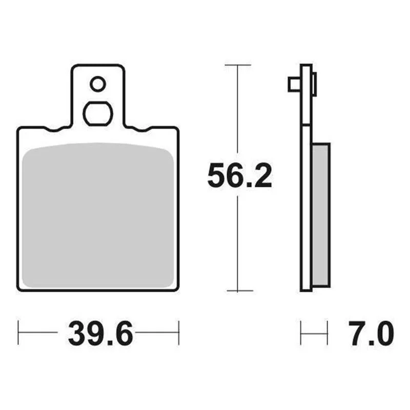 Bestseller Pastiglie Freno SBS 519 HF Ceramica Anteriori-Posteriori