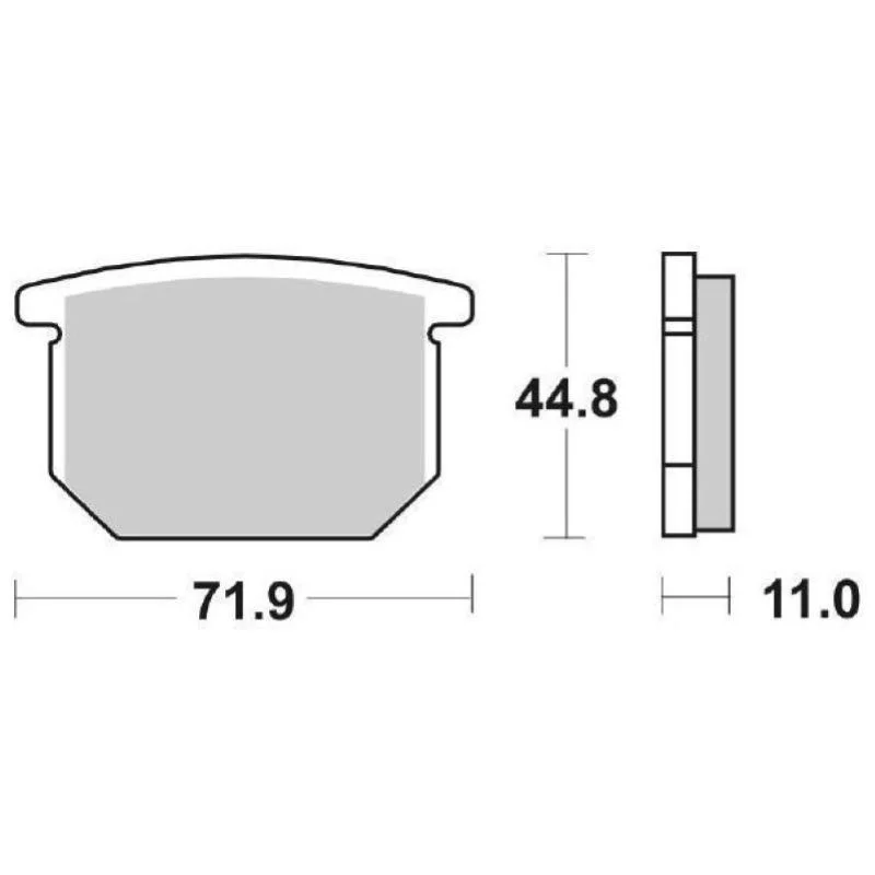 Pastiglie Freno SBS 534 HF Ceramica Anteriori-Posteriori Non Perdere