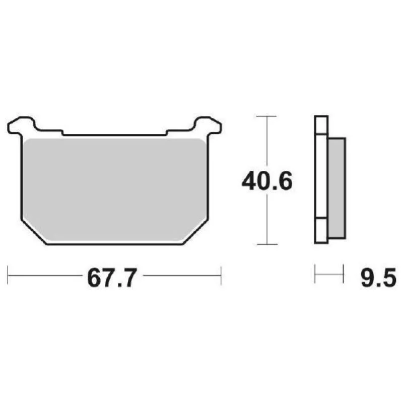 Pastiglie Freno SBS 540 HF Ceramica Anteriori-Posteriori Reso Gratuito