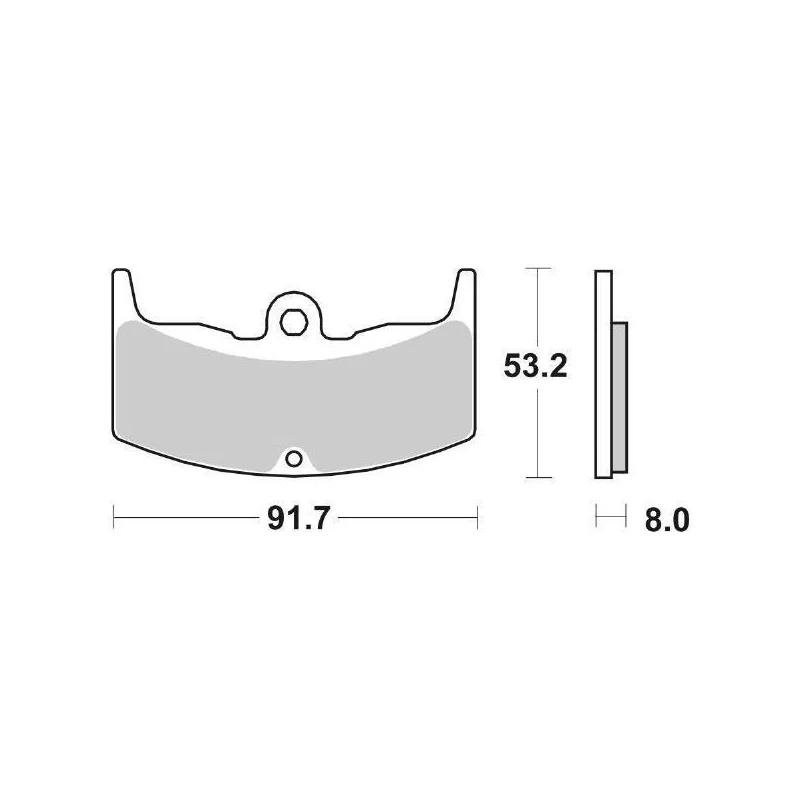 A Buon Prezzo Pastiglie Freno SBS 552 HF Ceramica Anteriori-Posteriori