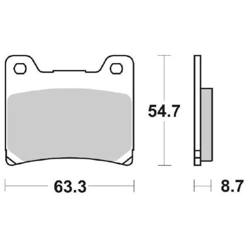 Pastiglie Freno SBS 555 HF Ceramica Anteriori-Posteriori Must-Have