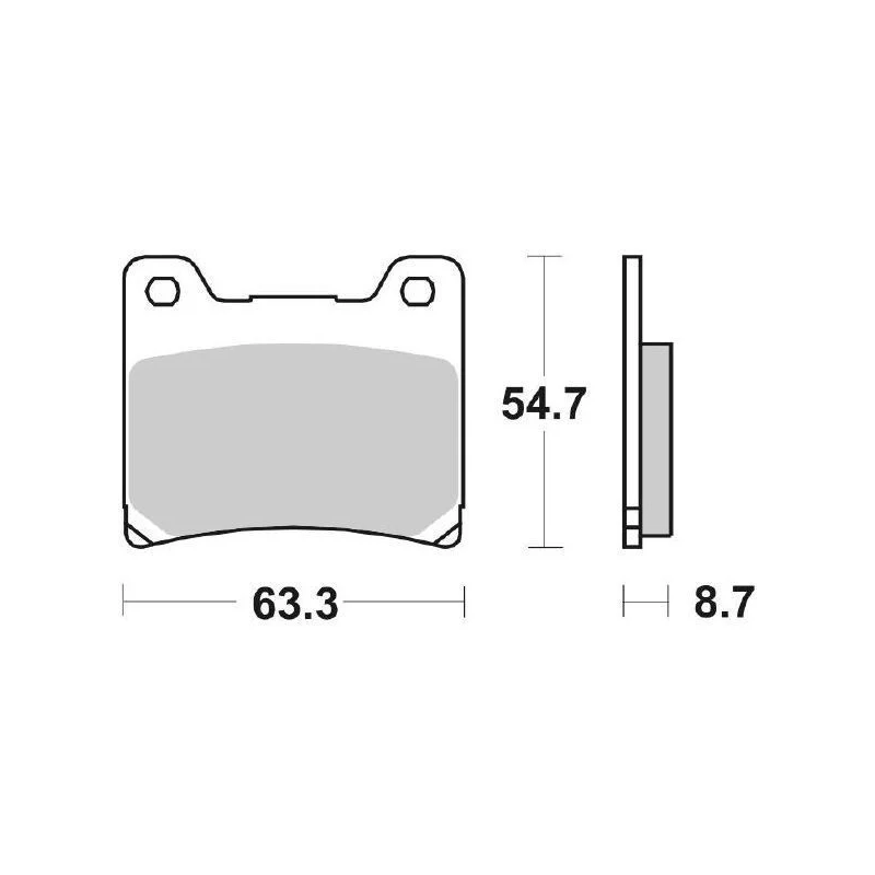Pastiglie Freno SBS 555 LS Sinterizzate Posteriori Spedito Oggi