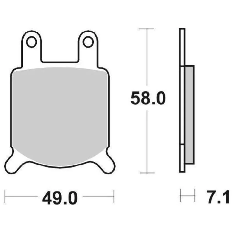 Pastiglie Freno SBS 560 HF Ceramica Anteriori-Posteriori Professionale