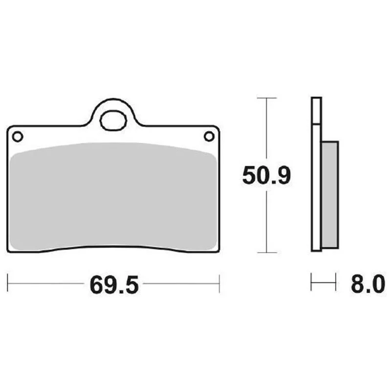 Pastiglie Freno SBS 566 HS Sinterizzate Anteriori Offerta