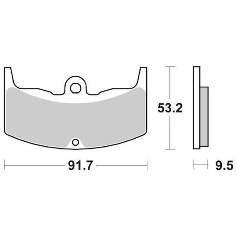 Pastiglie Freno SBS 571 HF Ceramica Anteriori-Posteriori Di Tendenza