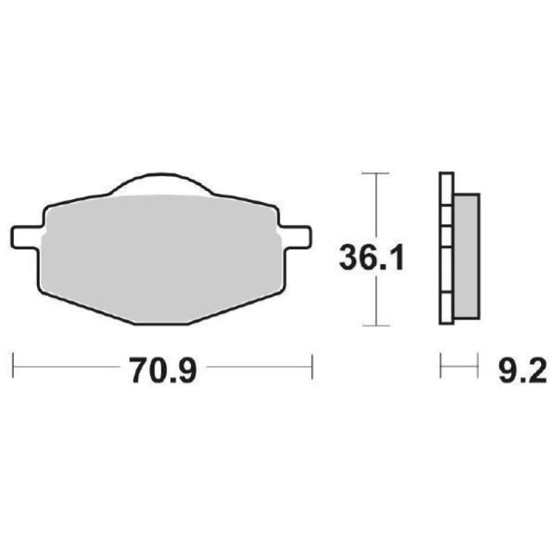 Promozione Pastiglie Freno SBS 575 HF Ceramica Anteriori-Posteriori