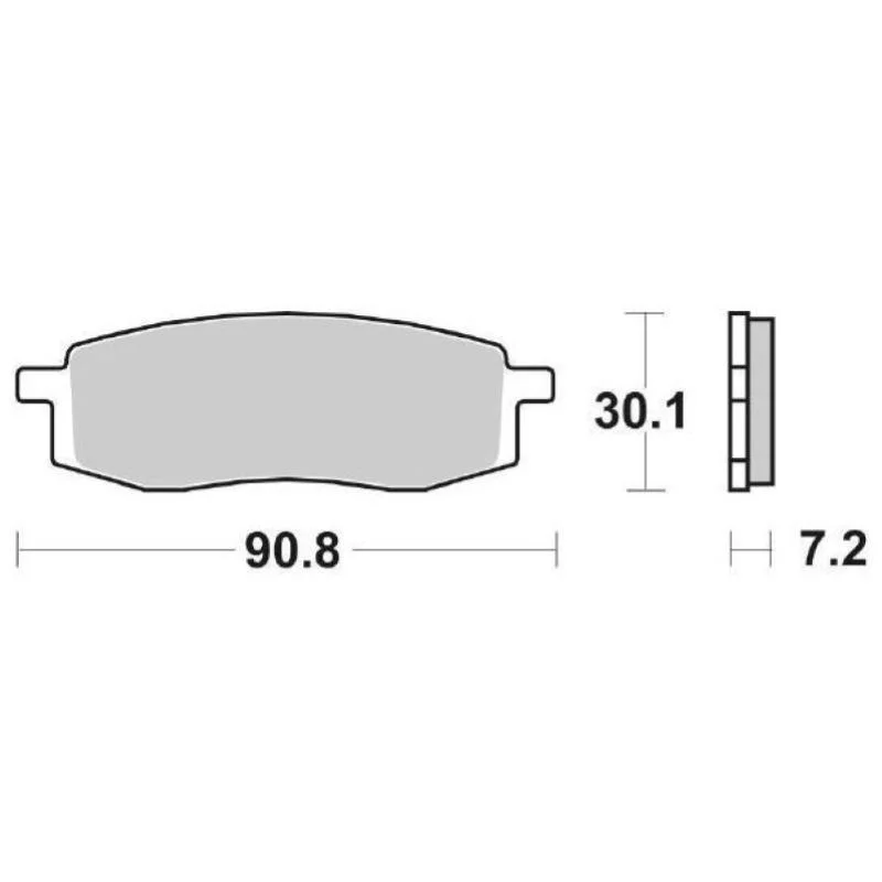 Pastiglie Freno SBS 580 HF Ceramica Anteriori-Posteriori Compra Adesso