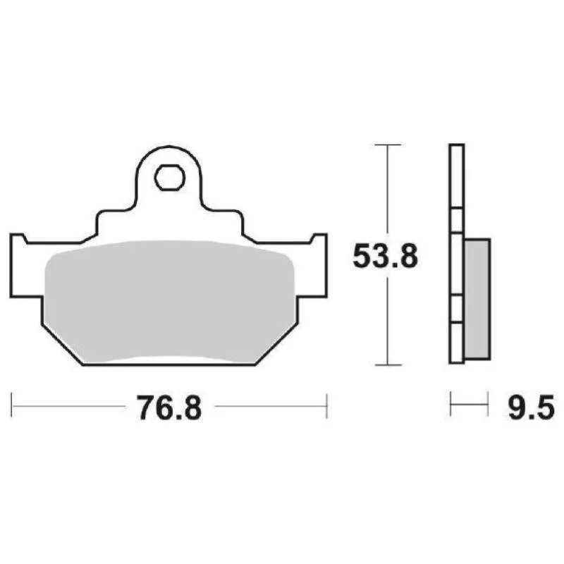 Pastiglie Freno SBS 582 HF Ceramica Anteriori-Posteriori Non Perdere