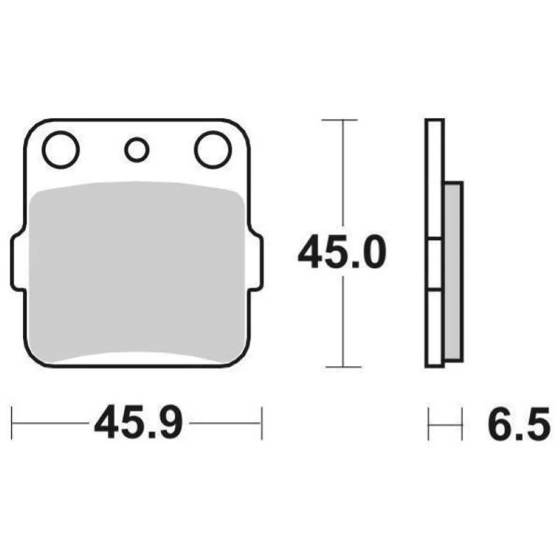 Affare Pastiglie Freno SBS 584 HF Ceramica Anteriori-Posteriori
