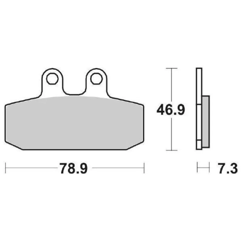 Prezzo Basso Pastiglie Freno SBS 588 HF Ceramica Anteriori-Posteriori