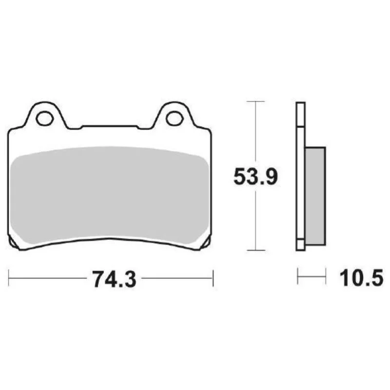 Promozione Esclusiva Pastiglie Freno SBS 590 HF Ceramica Anteriori-Posteriori
