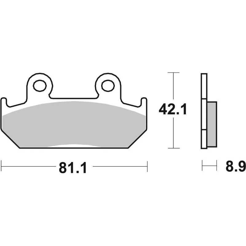 Pastiglie Freno SBS 593 RST Sinterizzate Anteriori Bestseller
