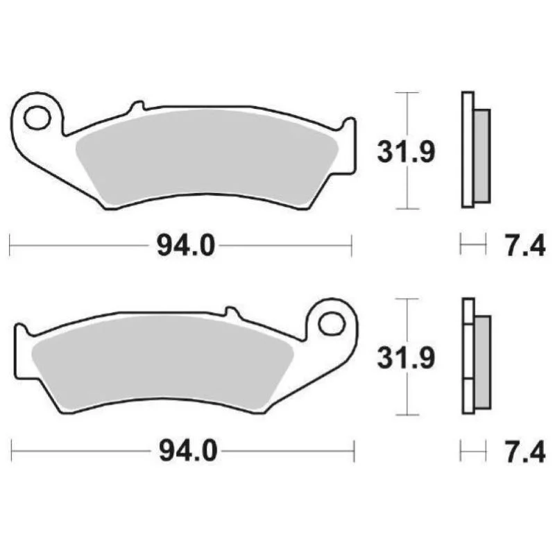 Offerta Pastiglie Freno SBS 603 HF Ceramica Anteriori-Posteriori