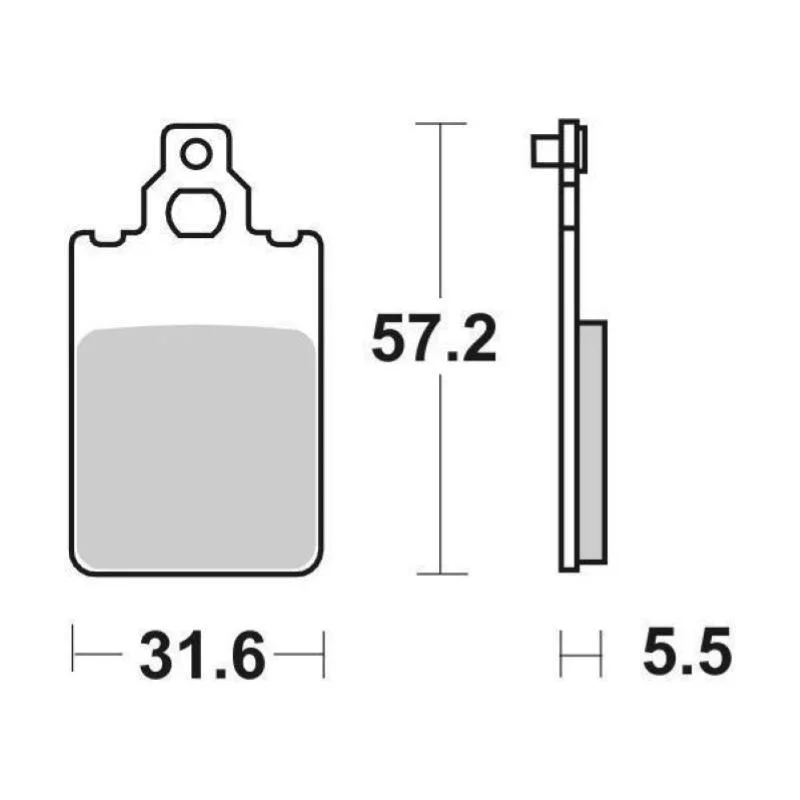 Offerta Del Giorno Pastiglie Freno SBS 607 HF Ceramica Anteriori-Posteriori