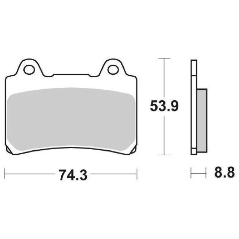 Pastiglie Freno SBS 613 HF Ceramica Anteriori-Posteriori Acquista Ora