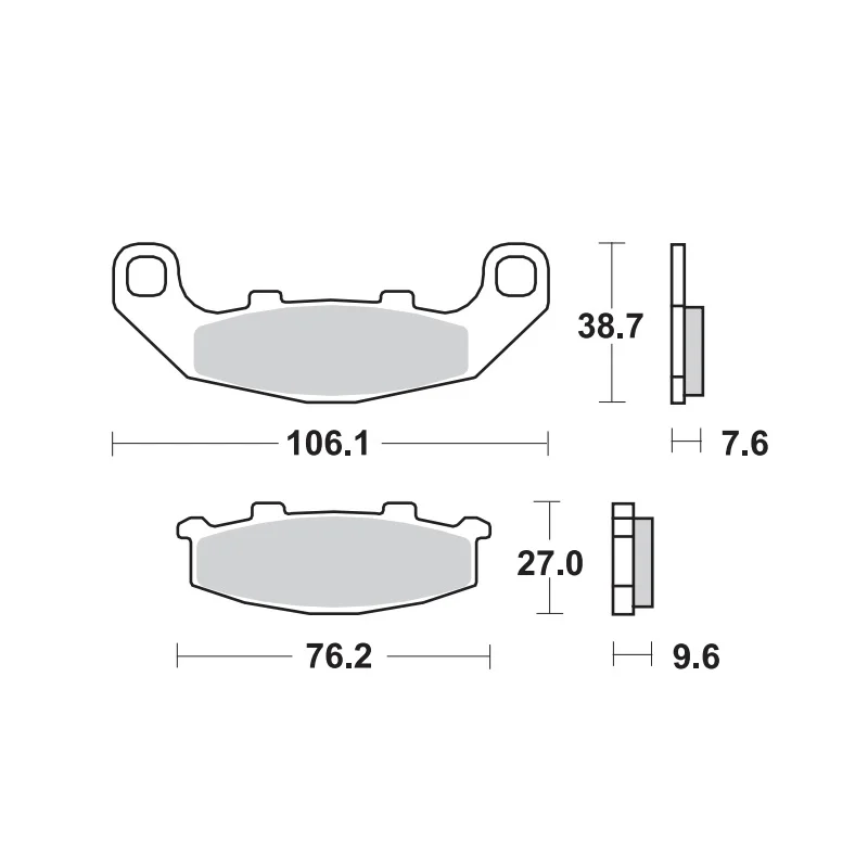 Pastiglie Freno SBS 615 LF Ceramica Posteriori Prezzo Conveniente