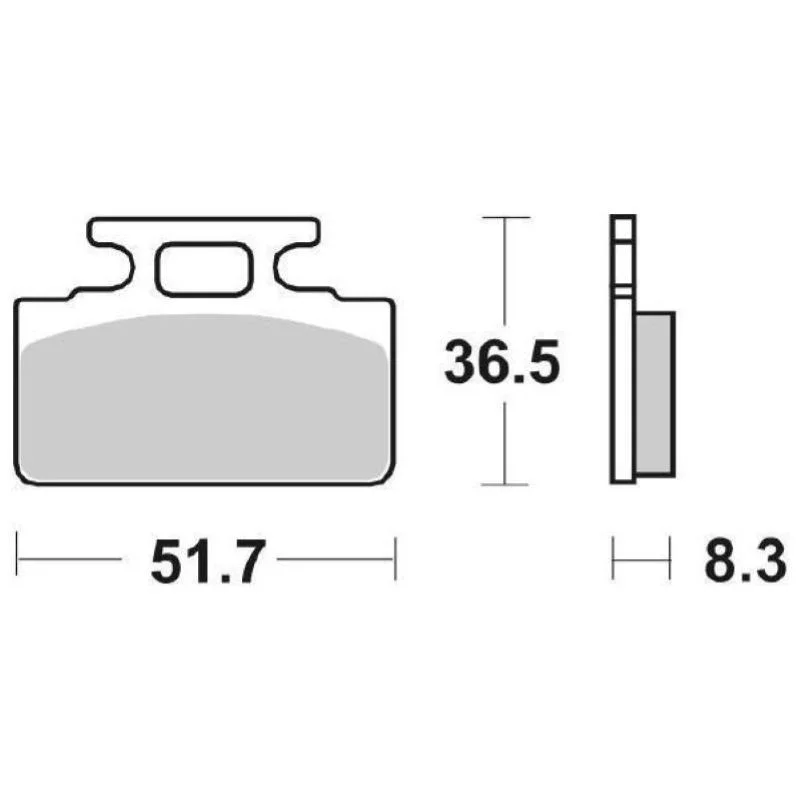 Pagamento Sicuro Pastiglie Freno SBS 618 HF Ceramica Anteriori-Posteriori