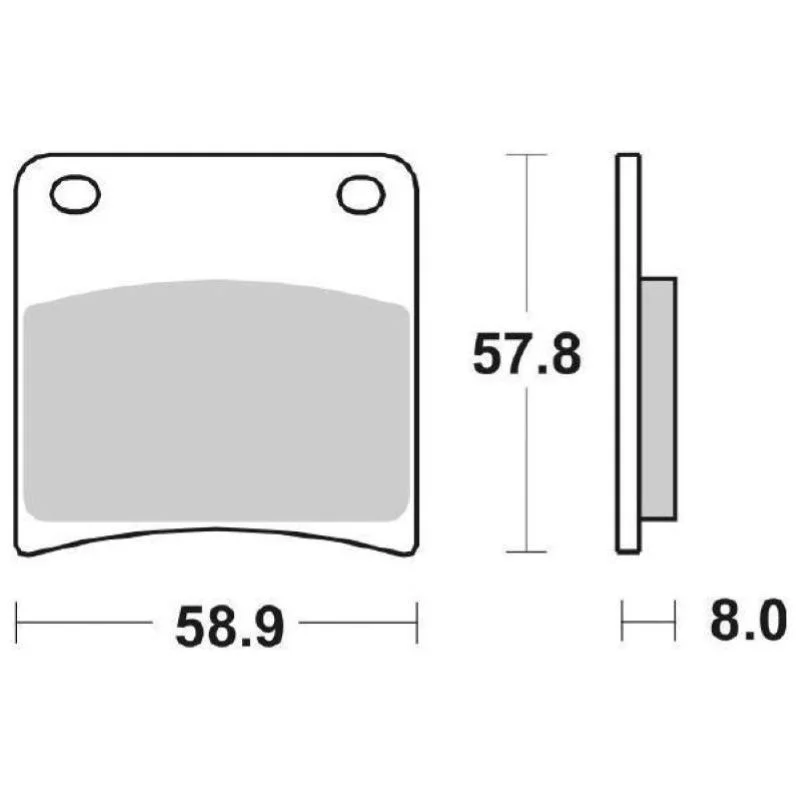 Offerta Speciale Pastiglie Freno SBS 620 HF Ceramica Anteriori-Posteriori