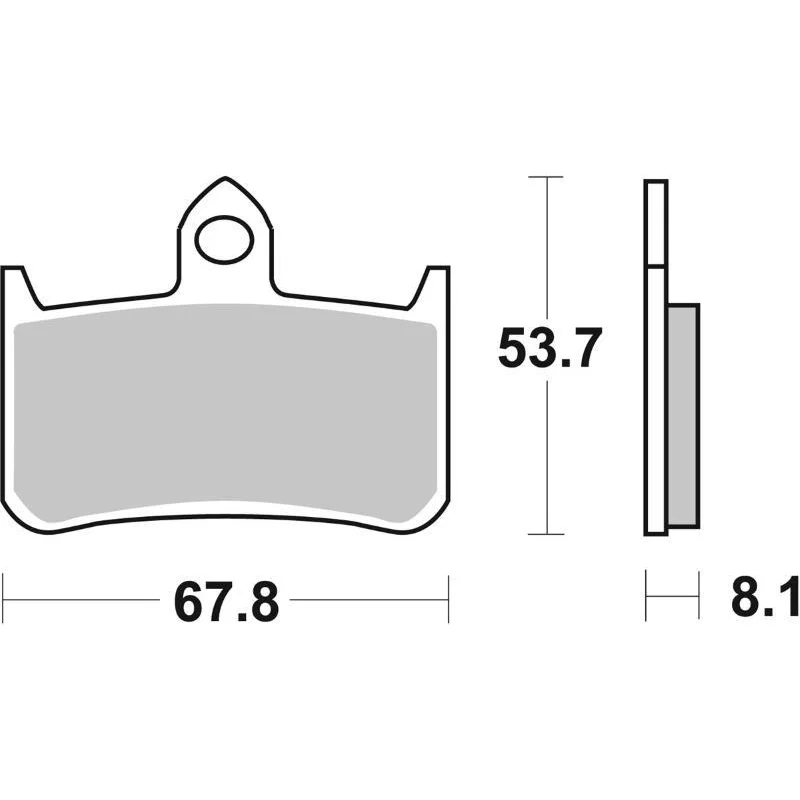 Pastiglie Freno SBS 622 RST Sinterizzate Anteriori Prezzo Basso
