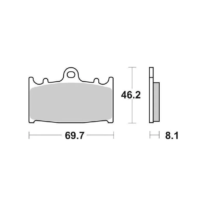 Compra Online Pastiglie Freno SBS 631 HS Sinterizzate Anteriori