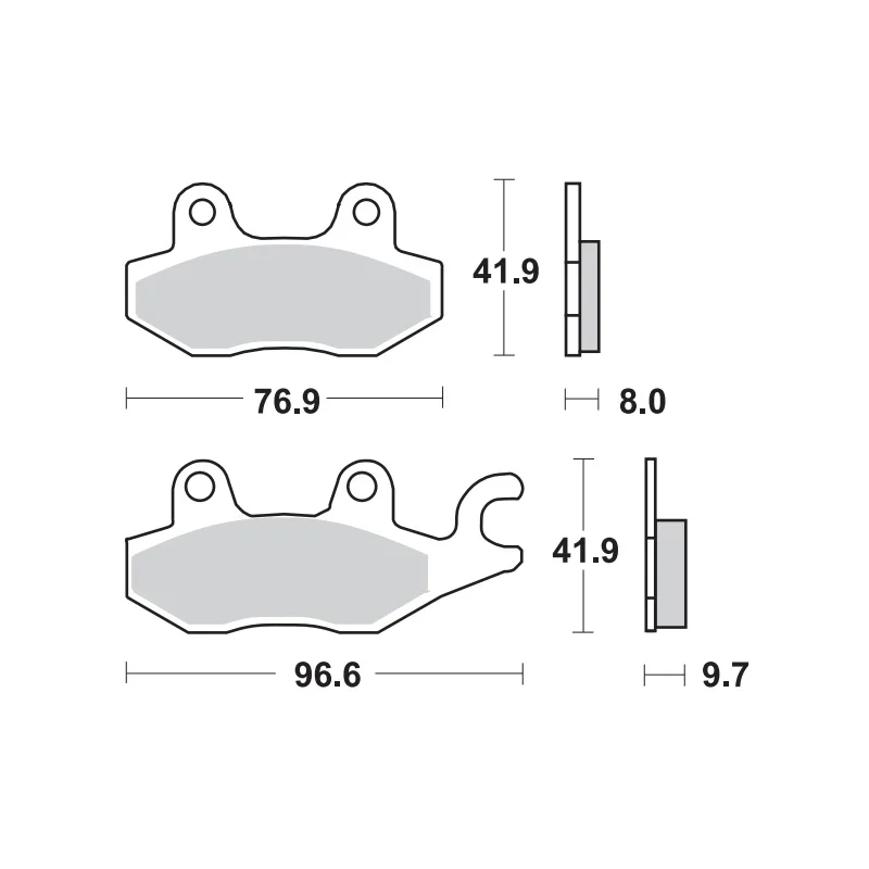 A Buon Prezzo Pastiglie Freno SBS 633 LF Ceramica Posteriori
