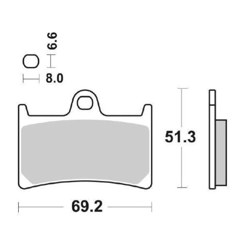 Pastiglie Freno SBS 634 RST Sinterizzate Anteriori Offerta Lampo