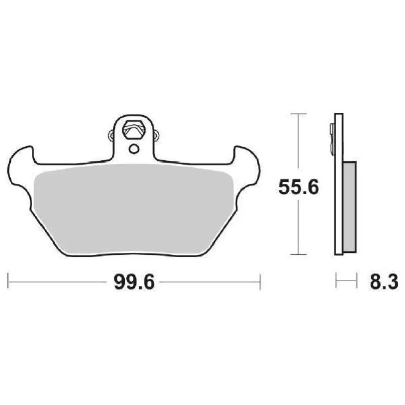 Must-Have Pastiglie Freno SBS 644 HF Ceramica Anteriori-Posteriori