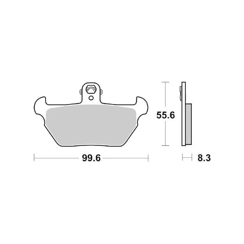 Pastiglie Freno SBS 644 HS Sinterizzate Anteriori Prezzo Ridotto