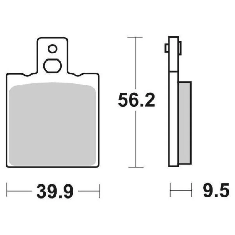 Compra Adesso Pastiglie Freno SBS 646 HF Ceramica Anteriori-Posteriori