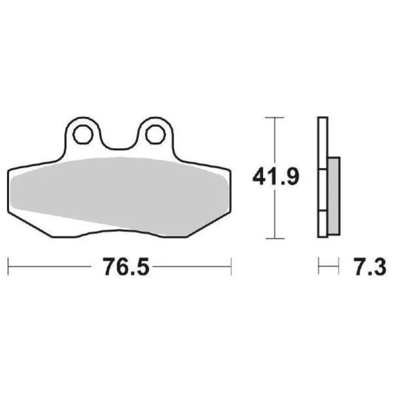 Pastiglie Freno SBS 652 HF Ceramica Anteriori-Posteriori Solo Oggi