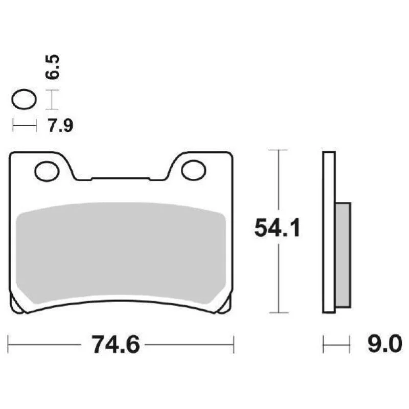 Saldi Pastiglie Freno SBS 665 HF Ceramica Anteriori-Posteriori