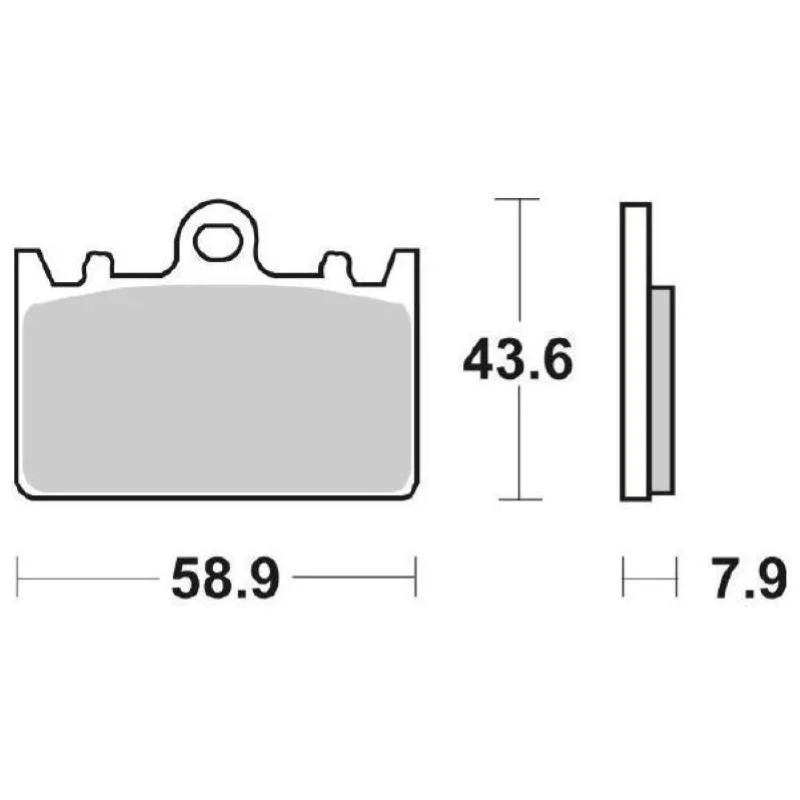 Pagamento Sicuro Pastiglie Freno SBS 666 HF Ceramica Anteriori-Posteriori