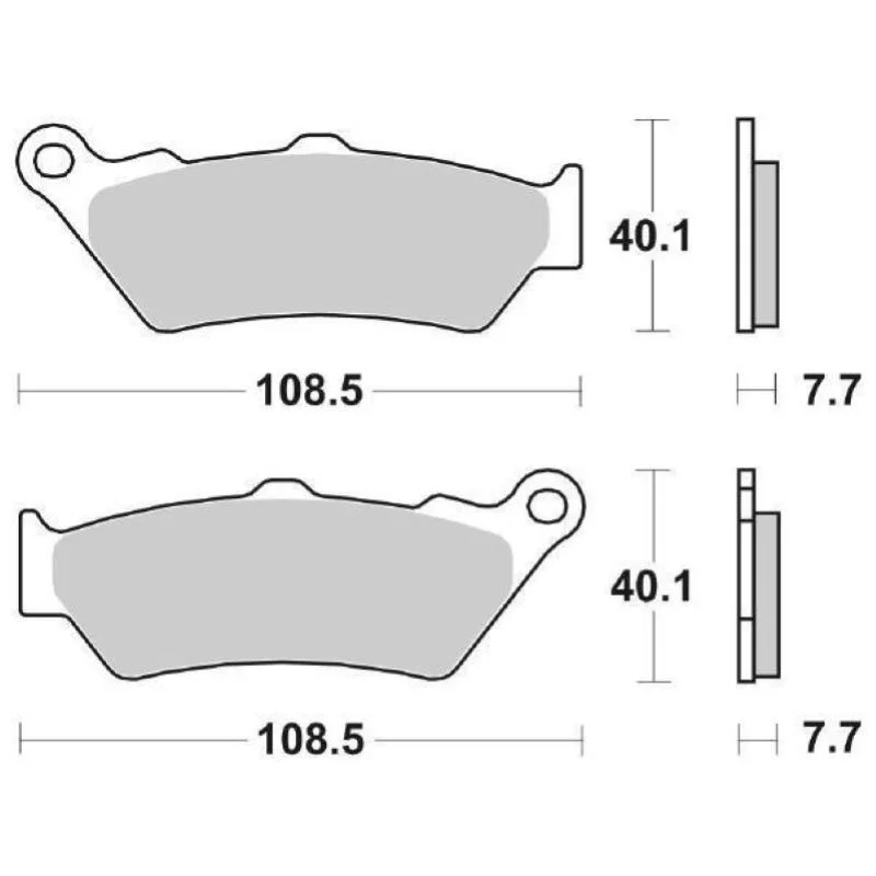Pastiglie Freno SBS 674 HF Ceramica Anteriori-Posteriori Offerta Speciale