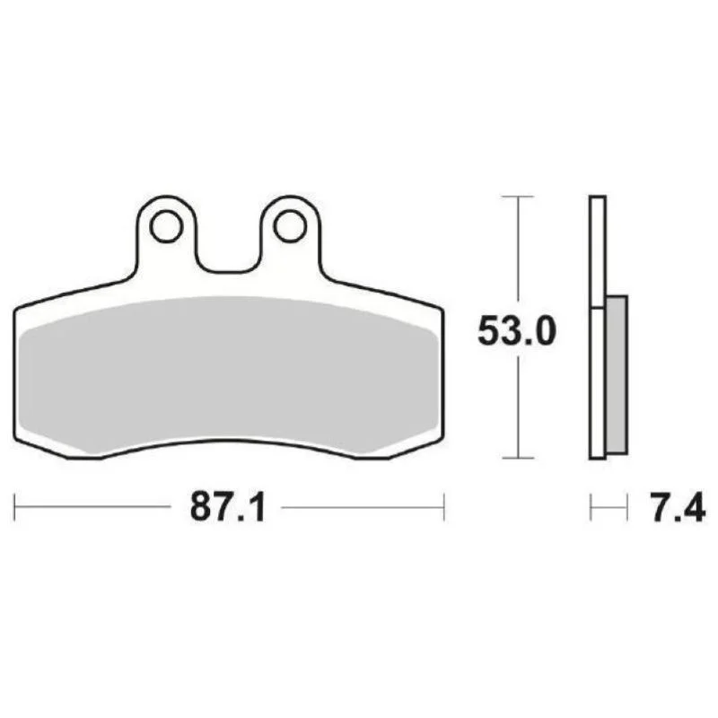 Promozione Esclusiva Pastiglie Freno SBS 681 HF Ceramica Anteriori-Posteriori