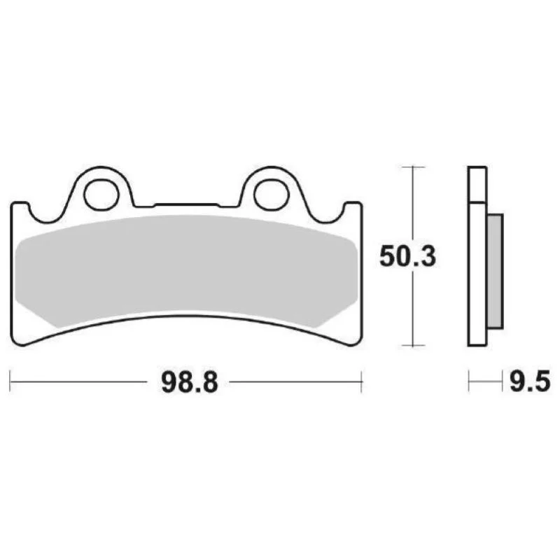 Pastiglie Freno SBS 683 HF Ceramica Anteriori-Posteriori Affare