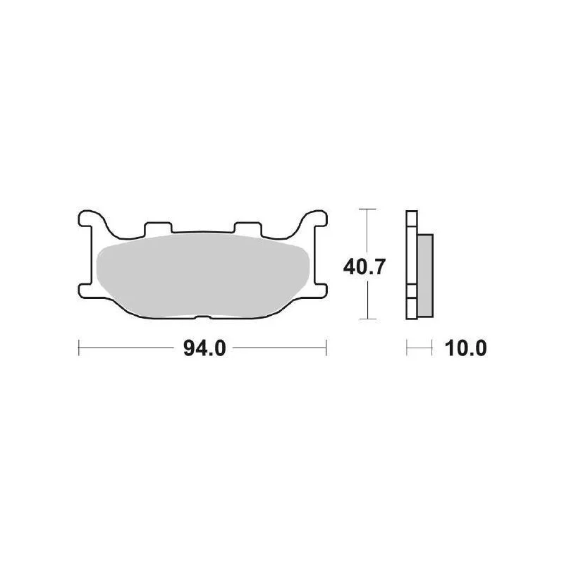 Pastiglie Freno SBS 691 HS Sinterizzate Anteriori Offerta Del Giorno